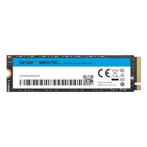 Lexar NM610 PRO 500GB M.2 NVMe SSD動作確認済 Amazon | Lexar Disque SSD NM610 Pro 500Go - NVMe M.2 Type 2280